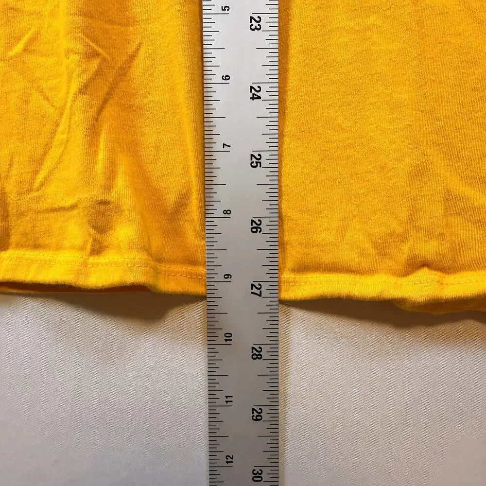 Nike Sportswear Heritage Graphic T Shirt Mens Yellow Size XL